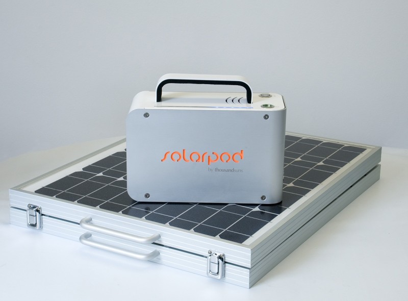 solarpod unit and panel