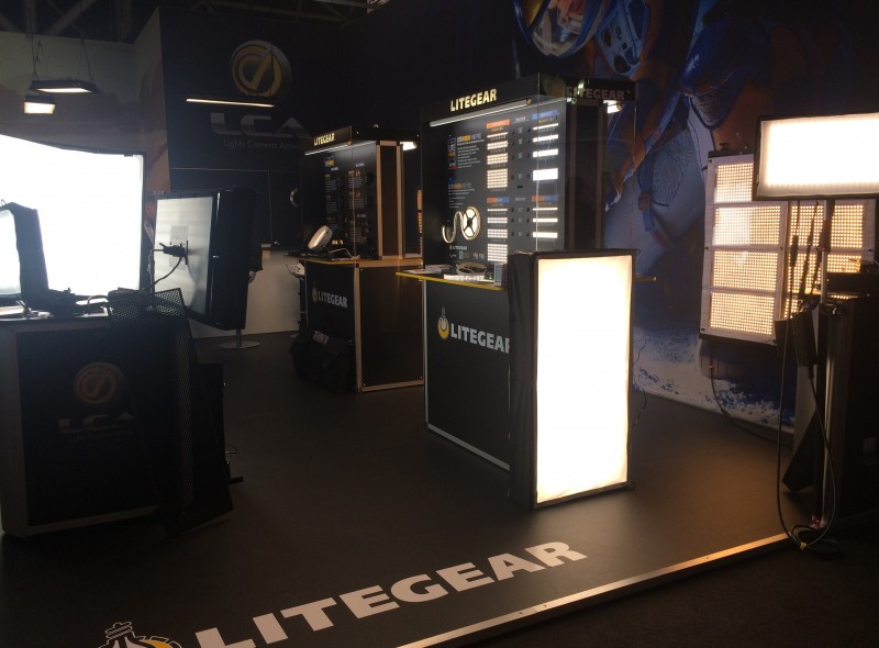 Litegear litemats on the LCA stand at IBC Show 2016
