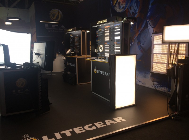 Litegear litemats on the LCA stand at IBC Show 2016