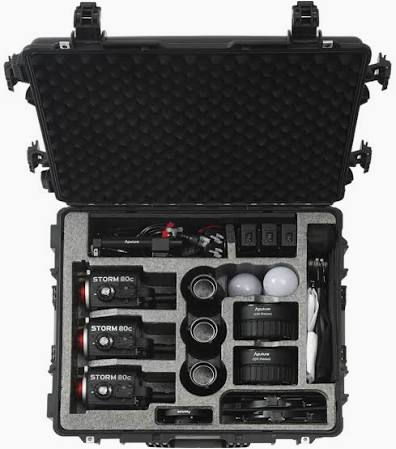 Find out more about hiring the Aputure Storm 80c Kit