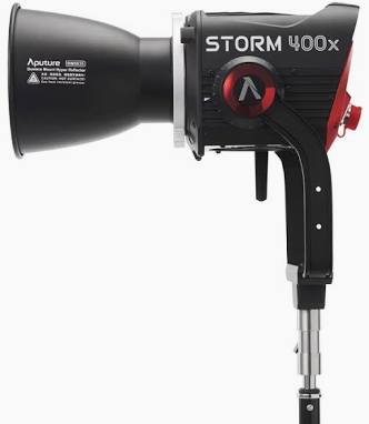 Find out more about hiring the Aputure Storm 400X